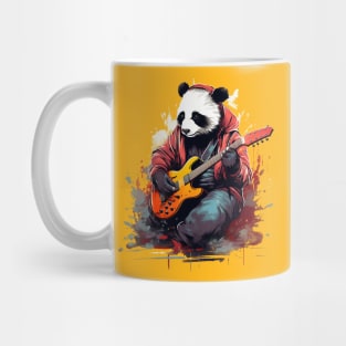 panda play guitar Mug